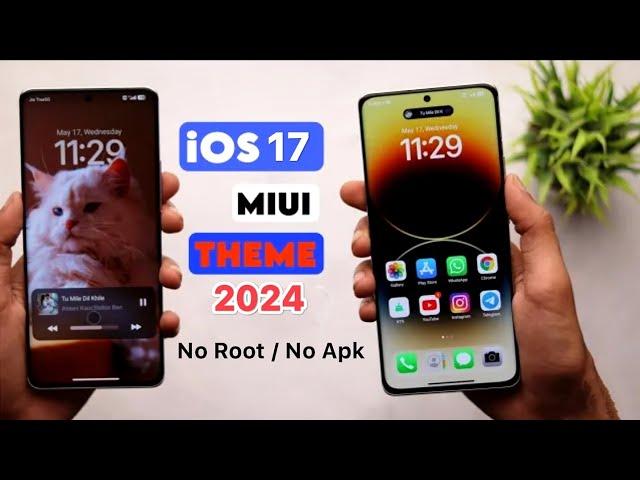 Convert MIUI To IOS 17 | POCO & REDMI Devices Without Root Or Apk | Best Ios Customisation 