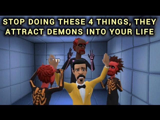 STOP DOING THESE 4 THINGS THAT ATTRACT DEMONS INTO YOUR LIFE (CHRISTIAN ANIMATION)