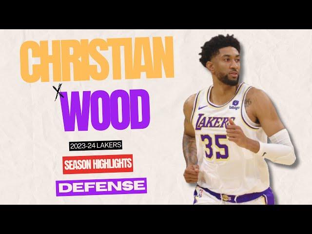 Christian Wood DEFENSE 2023-24 Lakers Highlights