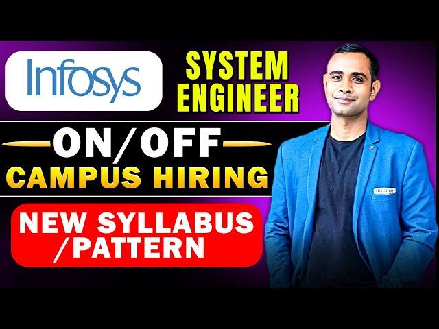 Infosys Hiring Exam Date:- 09/01/25 | Infosys New Syllabus/pattern