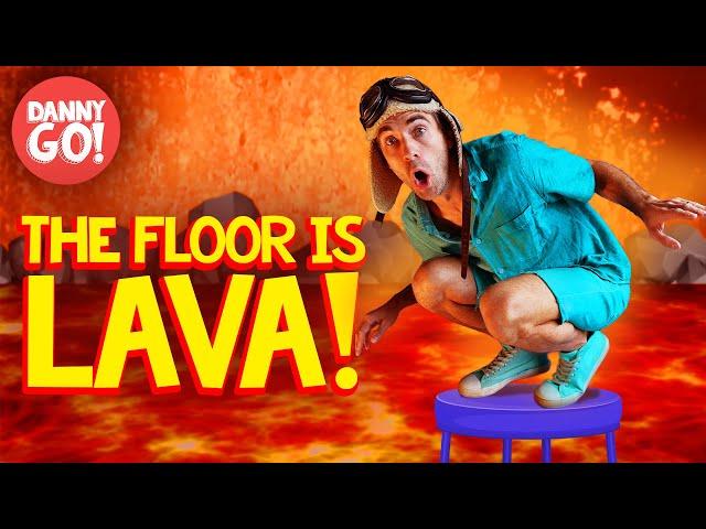 "The Floor is Lava Dance!"  /// Danny Go! Kids Brain Break Activity Songs