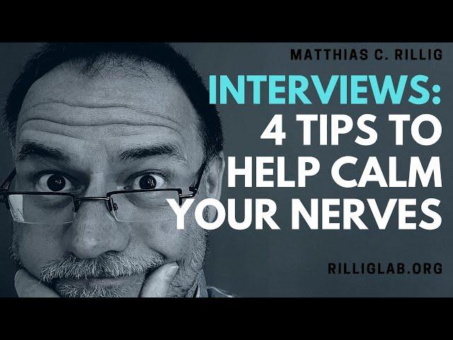 Nervous about an interview? 4 points to help calm you down. #phdlife #interviewtips #interview