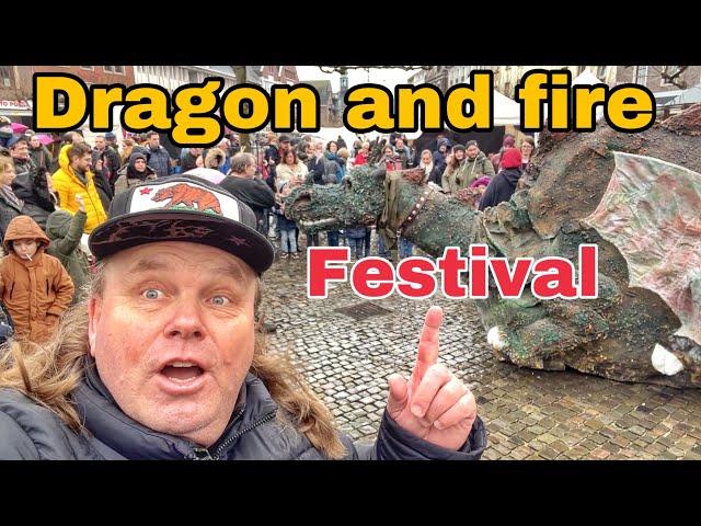 Dragon and Fire festival in Geldern Germany 2023