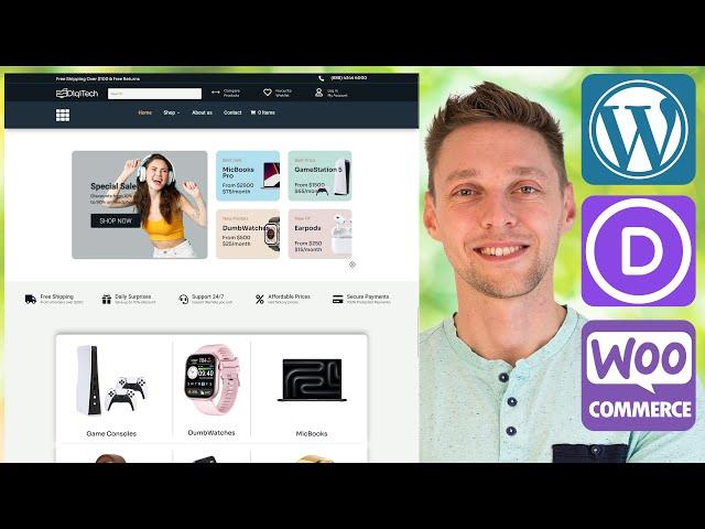 How to Make an E-Commerce Website (2024) Divi & WooCommerce