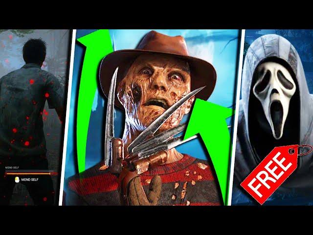 HUGE FREDDY BUFFS, Deep Wound Update, Realm Prevention System, Free Character Trials - DBD Update!