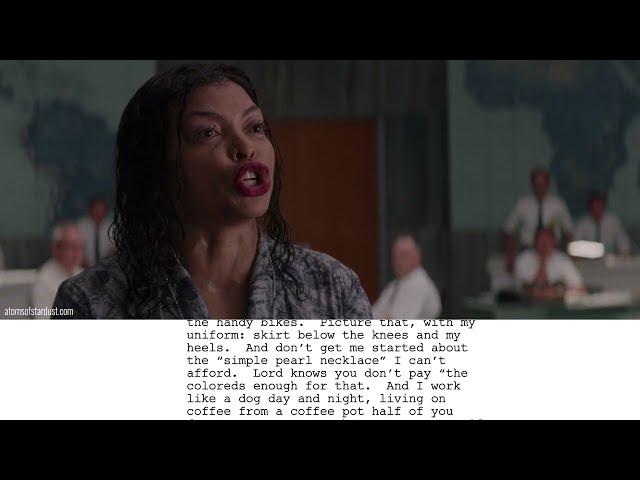 Hidden Figures - Extremely powerful scene | Script to screen