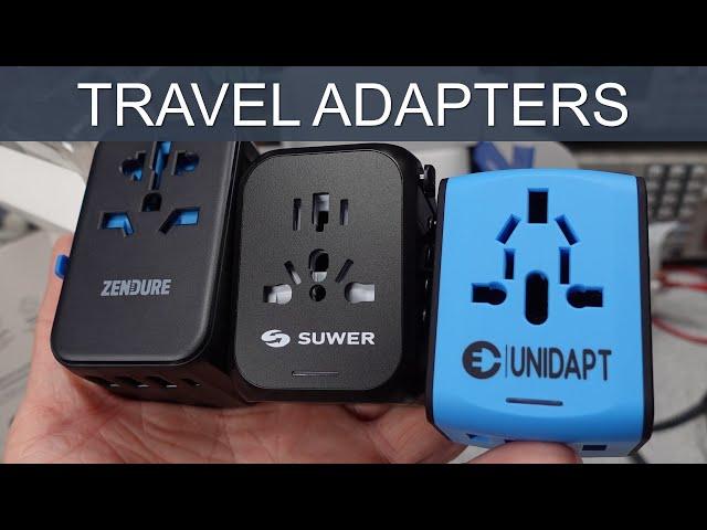 Travel Power Adapters with USB – Zendure, Unidapt, Suwer