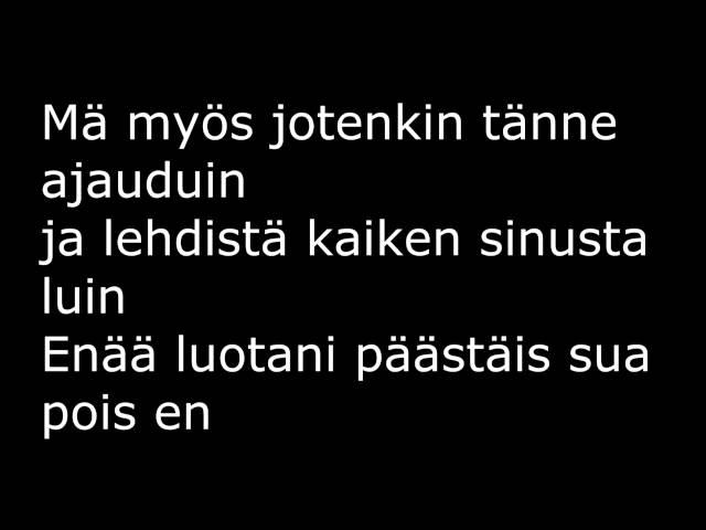 Leevi and the Leavings - Kyllikki (lyrics)