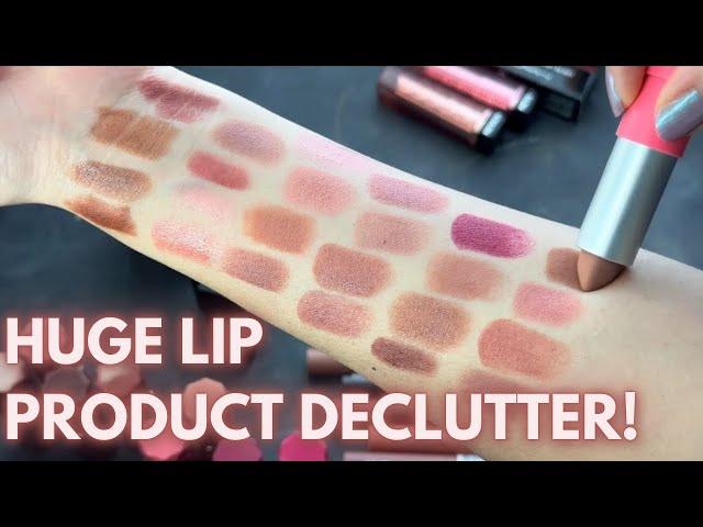 HUGE Lip Product Declutter