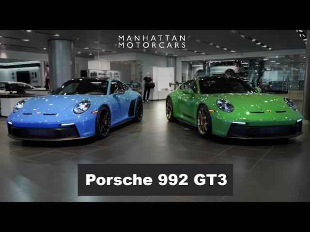 Porsche 992 GT3 | in Shark Blue & Python Green