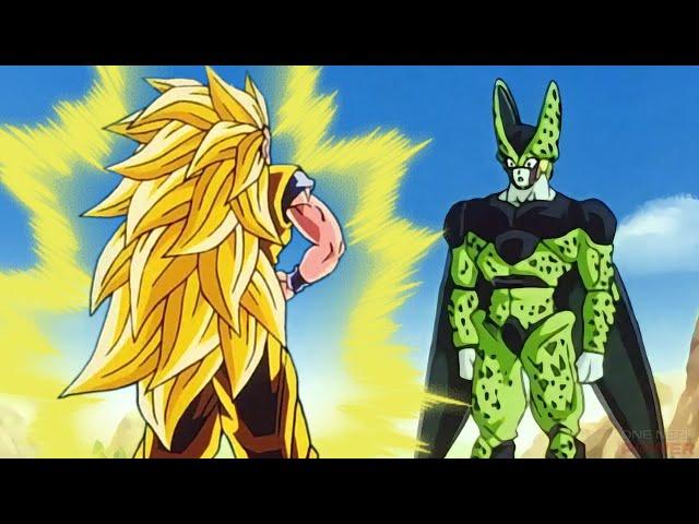 ️ GOKU TURNS SUPER SAIYAN 3 AGAINST CELL IN DRAGON BALL Z - EXTRA PREPARED GOKU AT THE CELL GAMES