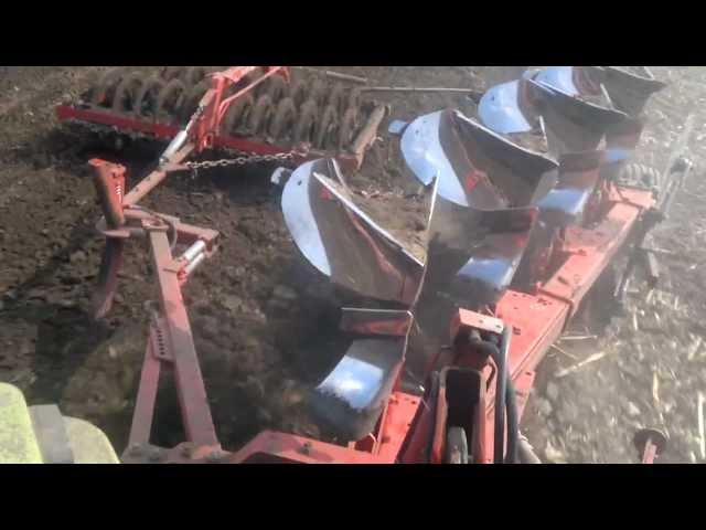 Agrotech PMD - Vogel Noot plough + packer Claas Ares 816