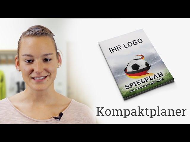 Der Kompaktplaner als Werbemittel zur EM mit Ihrem Logo • em-planer-manufaktur.de