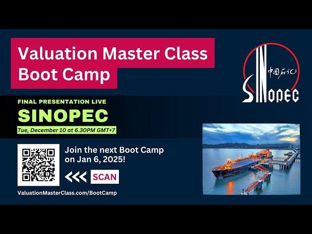 Valuation of Sinopec - Valuation Master Class Boot Camp