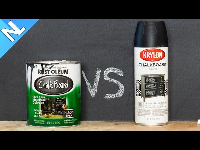 Chalkboard paint which one is better paint or spray? Rust-oleum vs Krylon