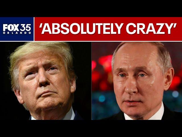 President Trumps says Putin has 'gone crazy' after new Russian attacks on Ukraine