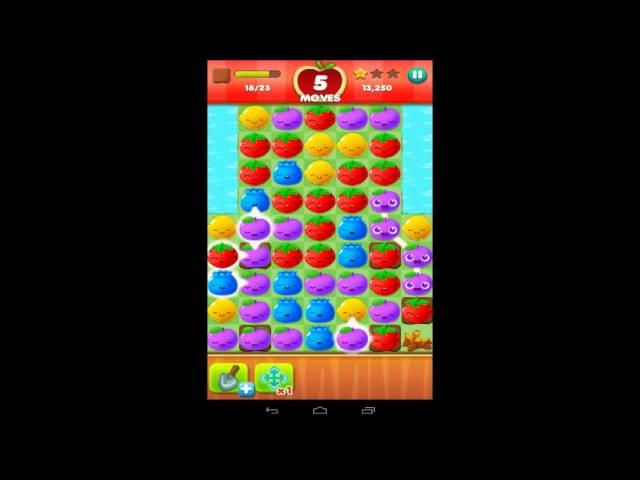 Fruit Splash Mania Level 21 - 3 Star Walkthrough