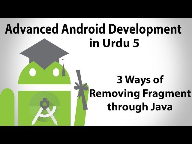 Advanced Android Development in Urdu-5 | Remove Fragment with Java | Jahan Numma