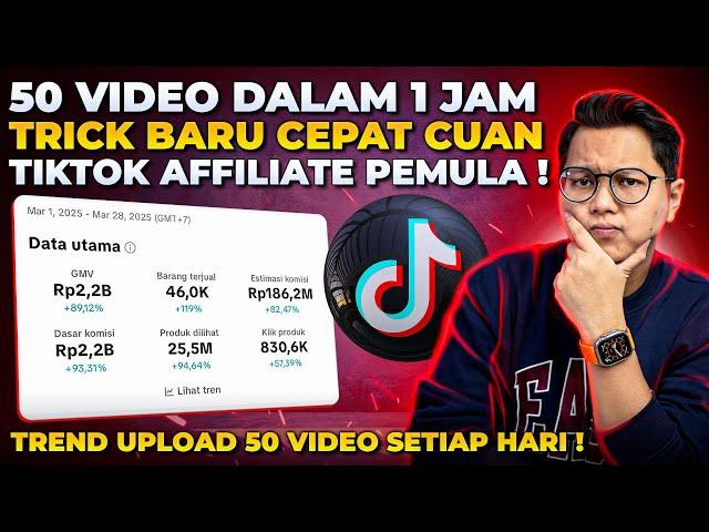 50 VIDEO DALAM 1 JAM, CARA CEPET BERKEMBANG DI TIKTOK BUAT PEMULA PAKE CARA INI !