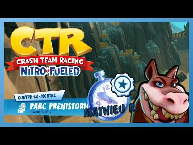 CTR - Battre Beenox en contre la montre - Parc Préhistorique (Vitesse)