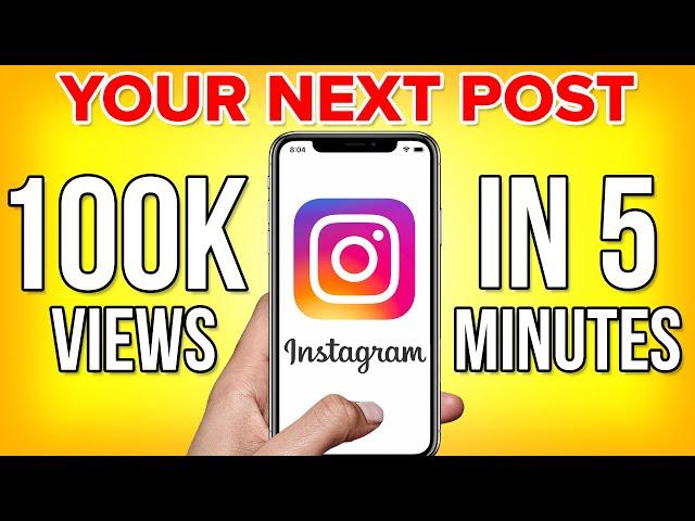 How To SKYROCKET Your Views on Instagram Reels FAST in 2024 (With Zero Followers)