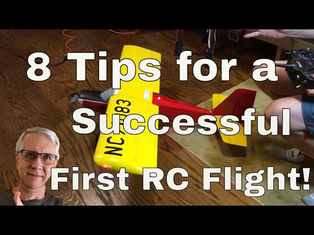 8 Tips for a Successful First RC Airplane Flight