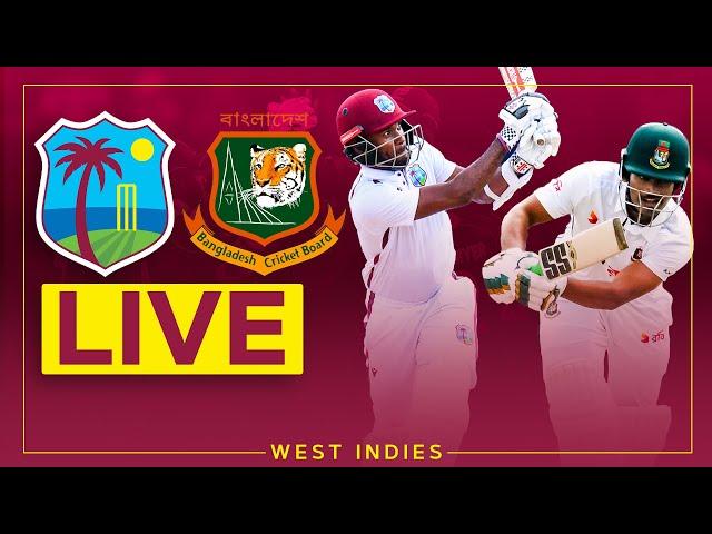  LIVE | West Indies v Bangladesh | 1st Test | Day 1