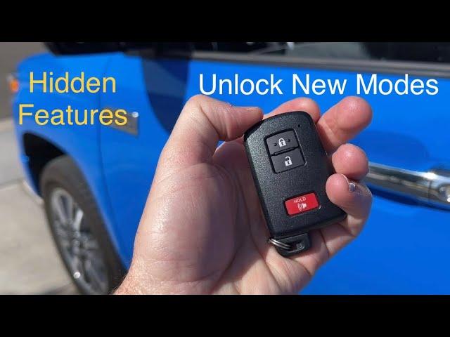 Toyota Smart Key Fob tricks, modes, and hidden features, anti-theft, physical key