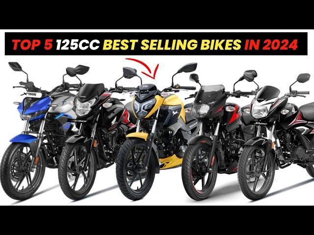 Top 5 125cc Best Selling Bikes in April 2024 | Price? | Best Bikes to buy in 2024