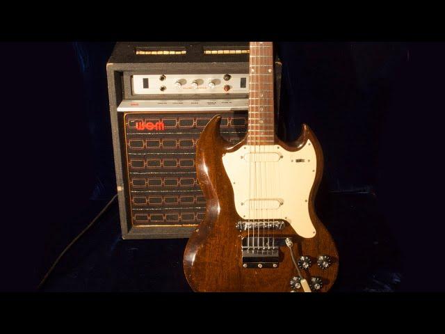 1969 Gibson Melody Maker Double / 1972 WEM Clubman mk8 - vintage guitar demo