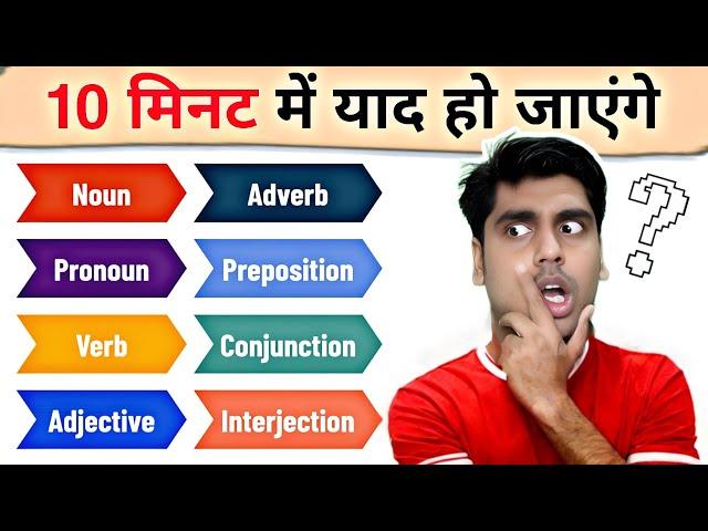 Parts of Speech के रट्टे लगवा दूंगा, English बोलने लगोगे आज से #partsofspeech