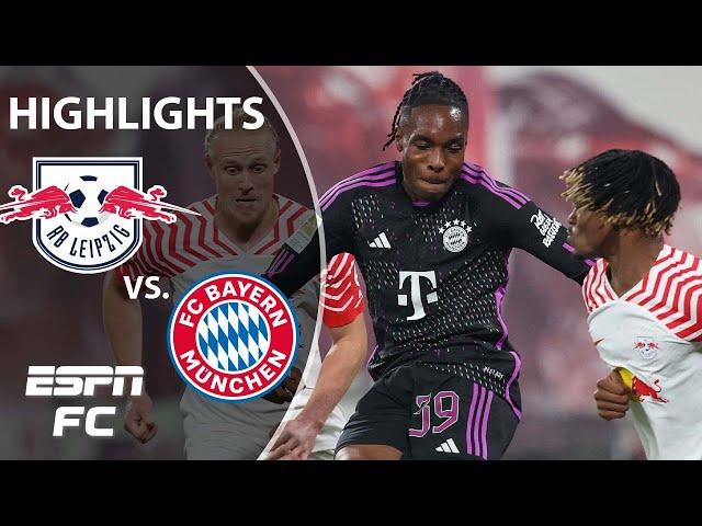 RB Leipzig vs. Bayern Munich | Bundesliga highlights | ESPN FC