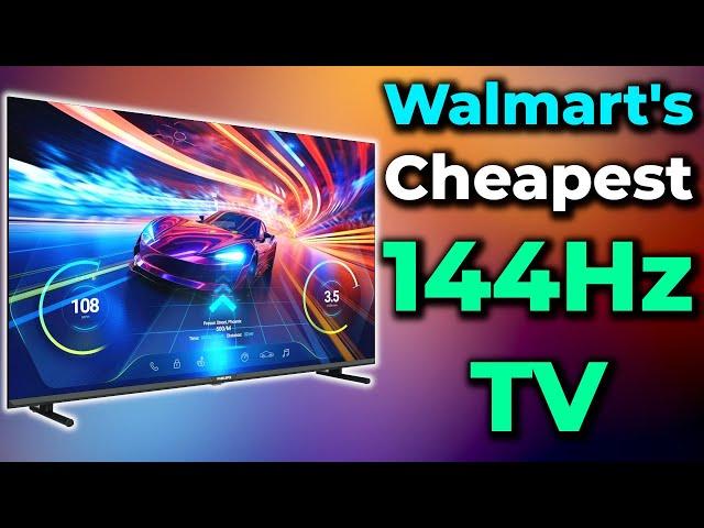 I Bought Walmart's CHEAPEST 144Hz TV! | Philips 50PUG7674/F7 Freesync Premium TV