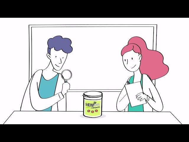 Erklärungsanimation CBD Hempoil