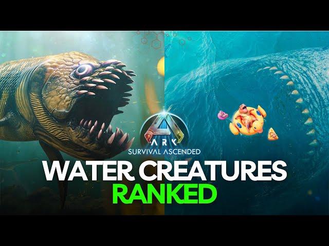 I Ranked the Top 10 Best WATER Creatures in ARK!