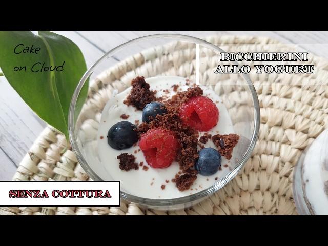 Bicchierini allo yogurt greco | Senza cottura | Dessert fresco