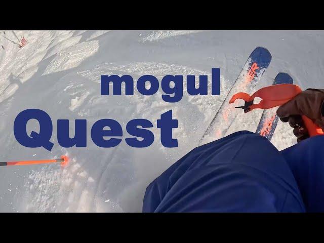 Deb's mogul session, challenge, suffer-fest