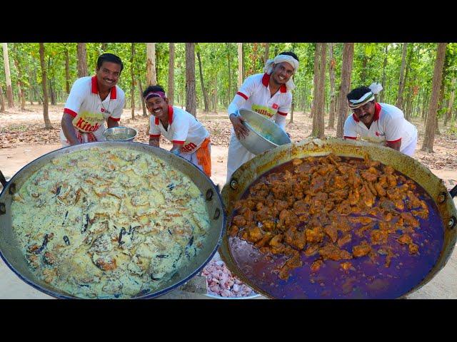 Bengali special Sorshe Mrigel & Chicken curry recipe | Special Mrigel fish curry | villfood Kitchen