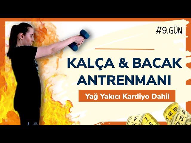  ALT VÜCUT ANTRENMANI | Yağ Yakıcı Kardio ile #9