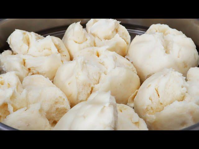 The milk-flavored flowering steamed buns are delicious and the method is simple, fluffy and soft