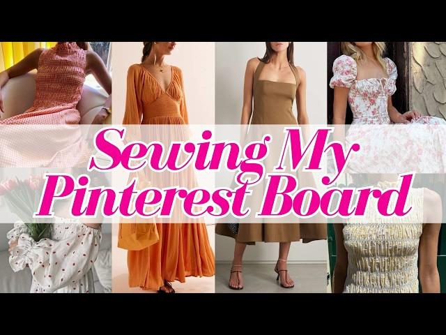 Sew the look! How to recreate Pinterest clothes through sewing. Patterns, fabrics & inspiration 