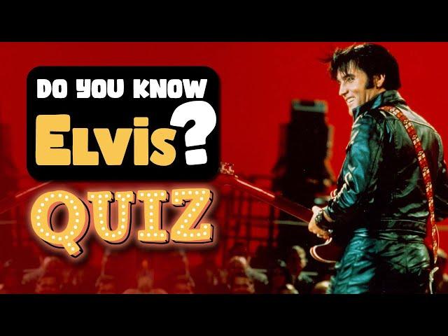 Are You a True ELVIS Fan? Take The ELVIS PRESLEY Trivia Quiz!