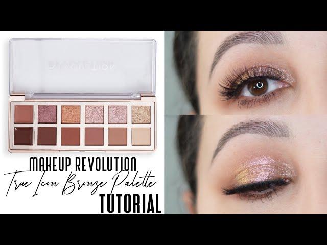 MAKEUP REVOLUTION The True Icon Bronze Palette - Eyelook Tutorial