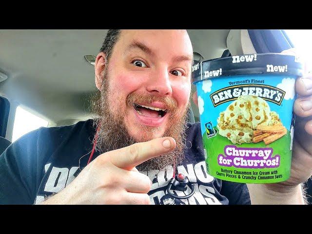 Brandon's Sampler Platter: Ben & Jerry's, Churray For Churros! Ice Cream (New Flavor)