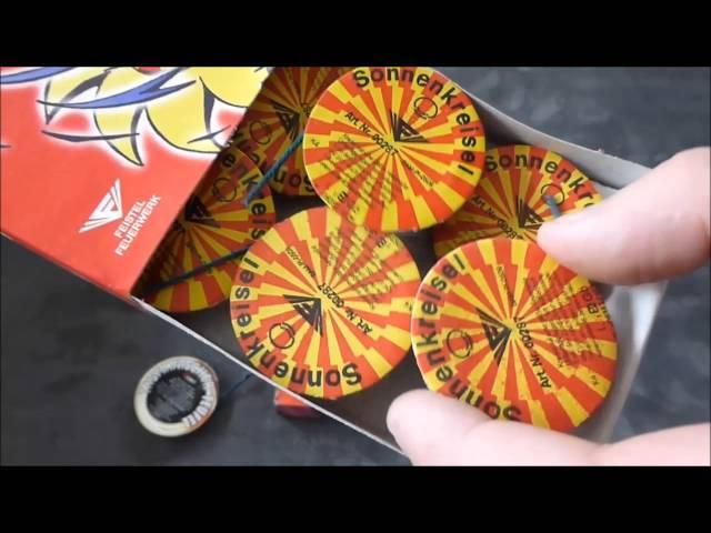 Feuerwerk Klasse 1: Große Silberkreisel (Sonnenkreisel, Silver Spinner)