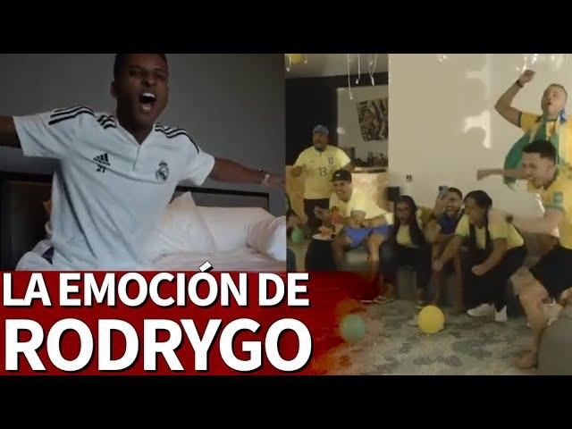 El emocionante momento en el que Rodrygo sabe que irá al Mundial | Diario AS