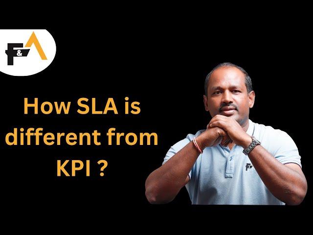 How SLA is different from KPI ?