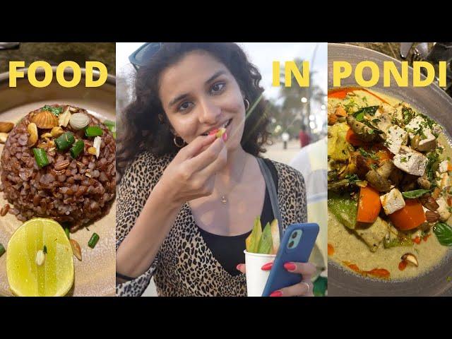 Places I ate in Pondicherry | Cafes in Pondicherry | Food tour | 5 eating joints in Puducherry