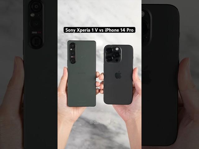 Sony Xperia 1 V vs iPhone 14 Pro Camera Comparison!