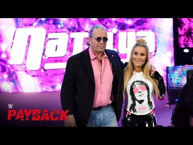 WWE Hall of Famer Bret "The Hitman" Hart makes his entrance: WWE Payback 2016 on WWE Network